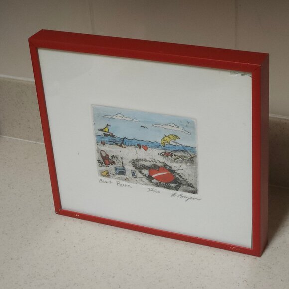 Bill Bryson Limited Art Prints - Signed & Numbered - Cardiac Arrest Heart Burn - Picture 5 of 12